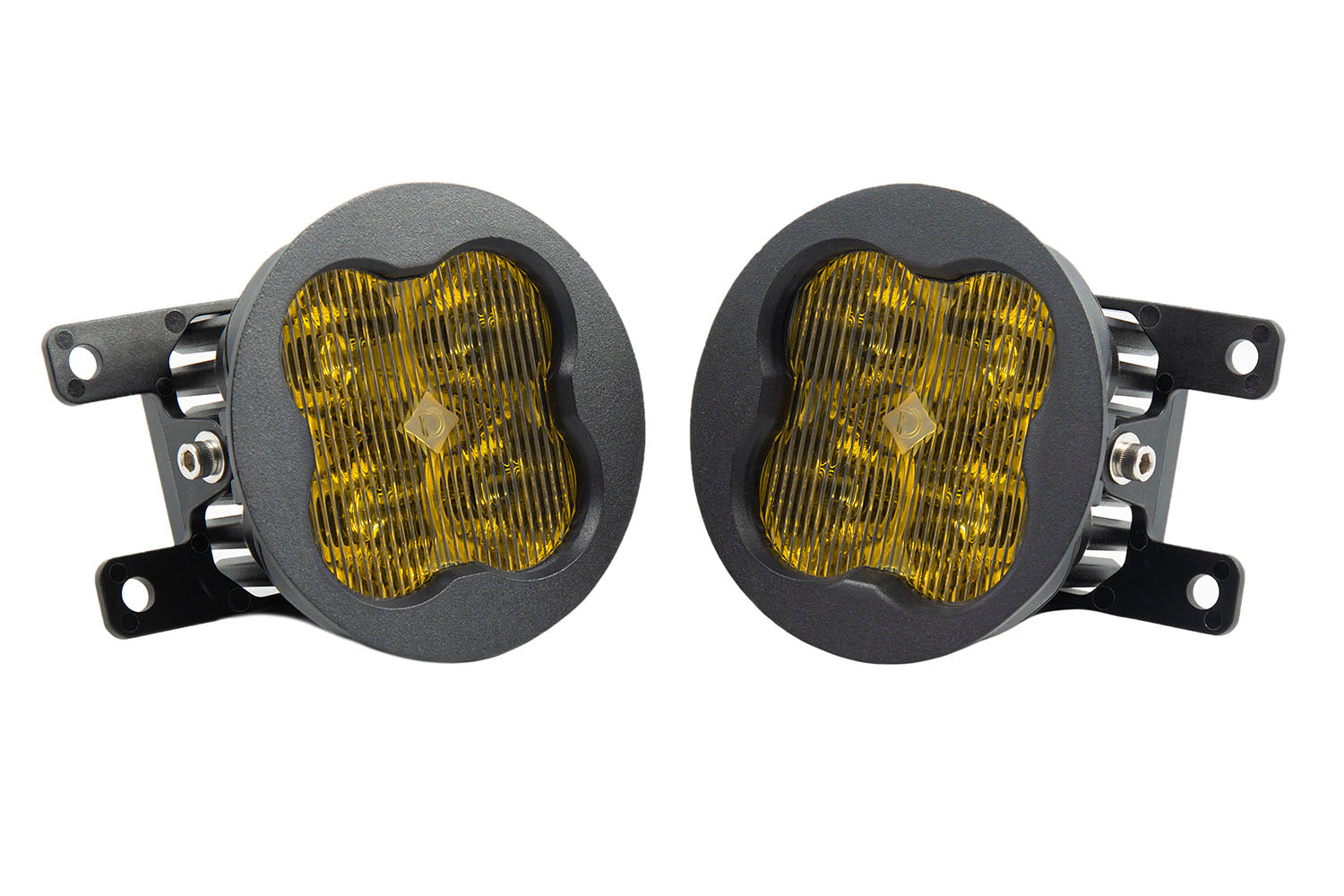 Stage Series C1 LED Pod Pro Yellow Flood Standard ABL Pair Diode Dynamics-Offroad Scout