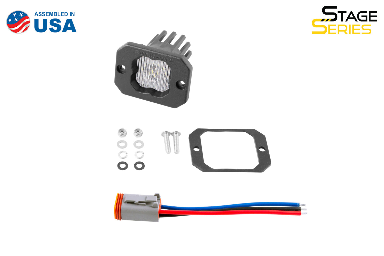 SS3 Max Type X Kit ABL White SAE Fog Diode Dynamics-Offroad Scout