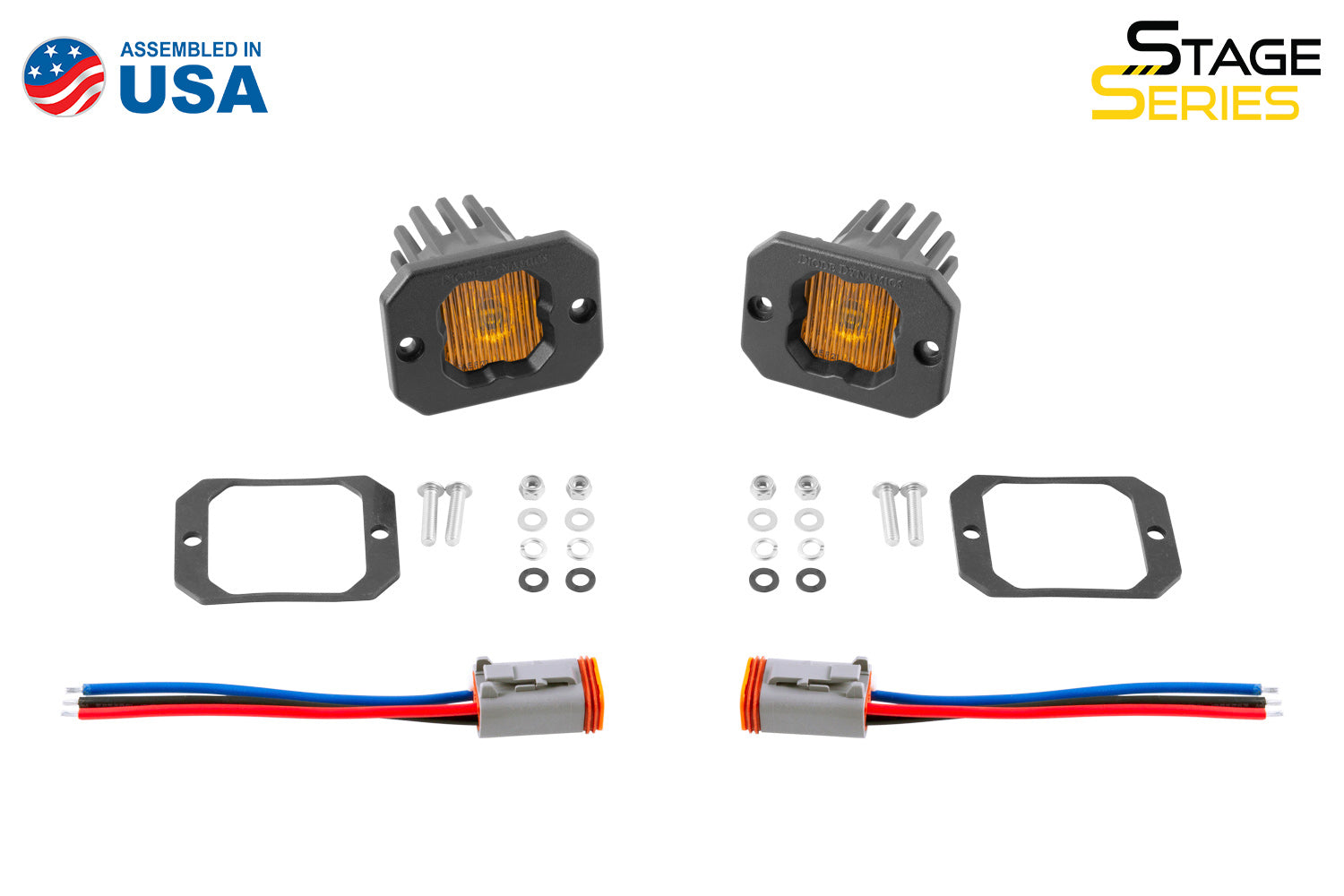 Stage Series C1 LED Pod Sport White Wide Standard ABL Each Diode Dynamics-Offroad Scout