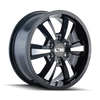ION TYPE 103 GLOSS BLACK/MACHINED FACE 16X6.5 6-130 45MM 84.1MM-Offroad Scout