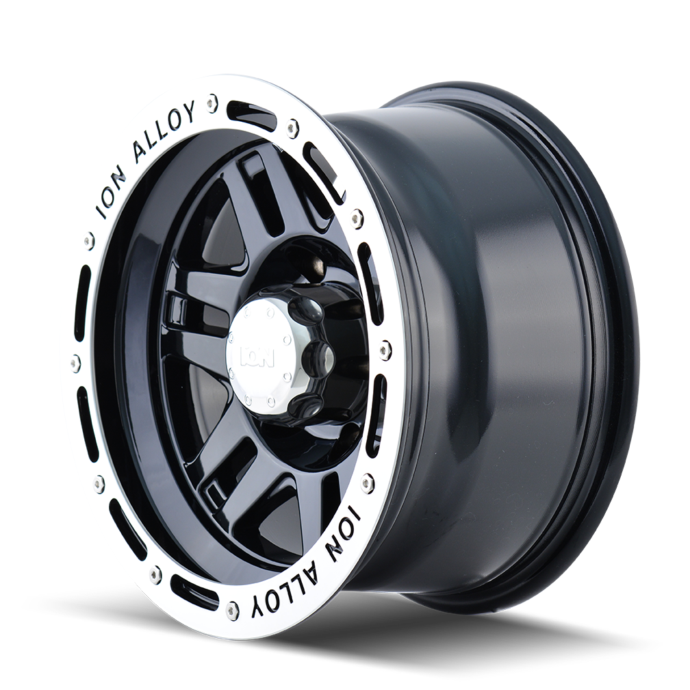 ION TYPE 133 BLACK/MACHINED LIP 20X9 5-150 30MM 110MM-Offroad Scout