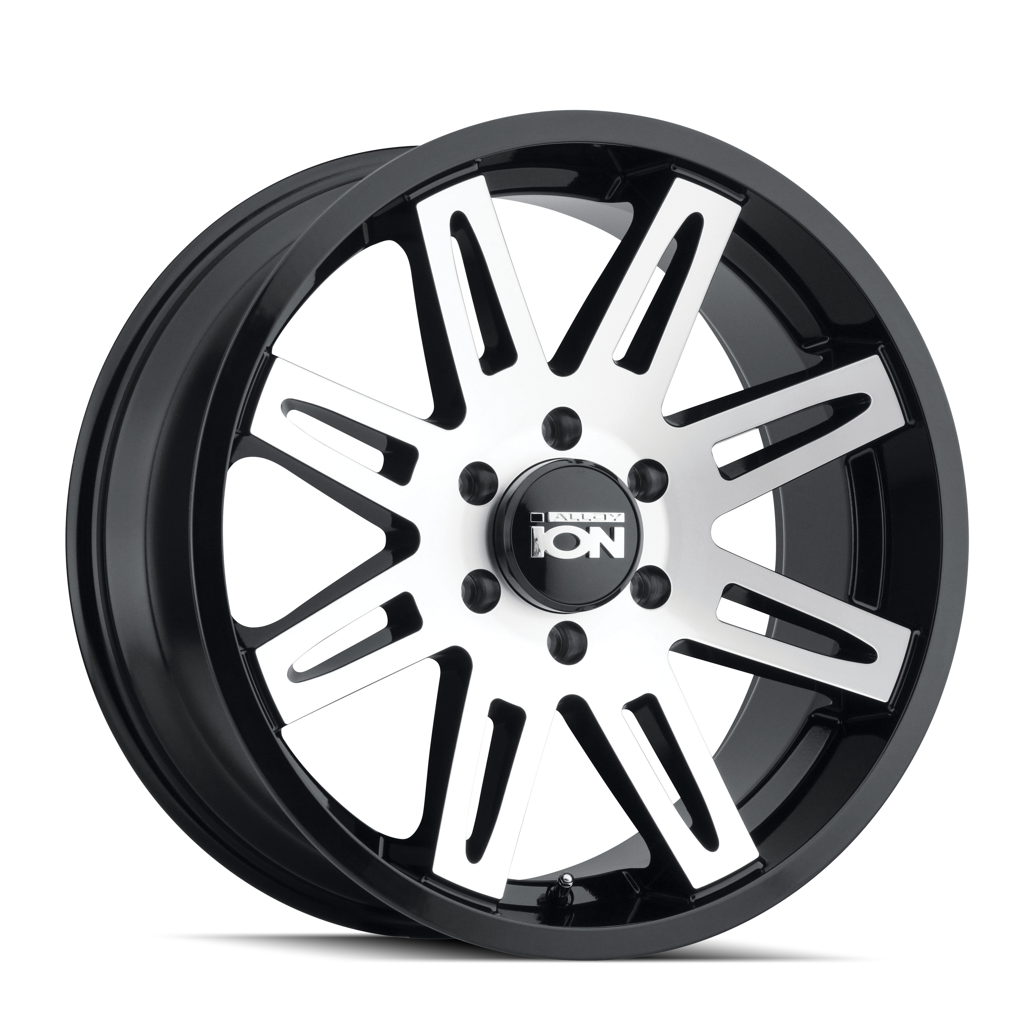 ION TYPE 142 BLACK/MACHINED FACE 17X9 6-139.7 -12MM 106MM-Offroad Scout