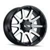 ION TYPE 143 GLOSS BLACK/MACHINED FACE 20X10 6-139.7 -19MM 106MM-Offroad Scout