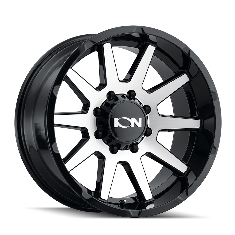 ION TYPE 143 GLOSS BLACK/MACHINED FACE 20X9 5-127 0MM 71.5MM-Offroad Scout