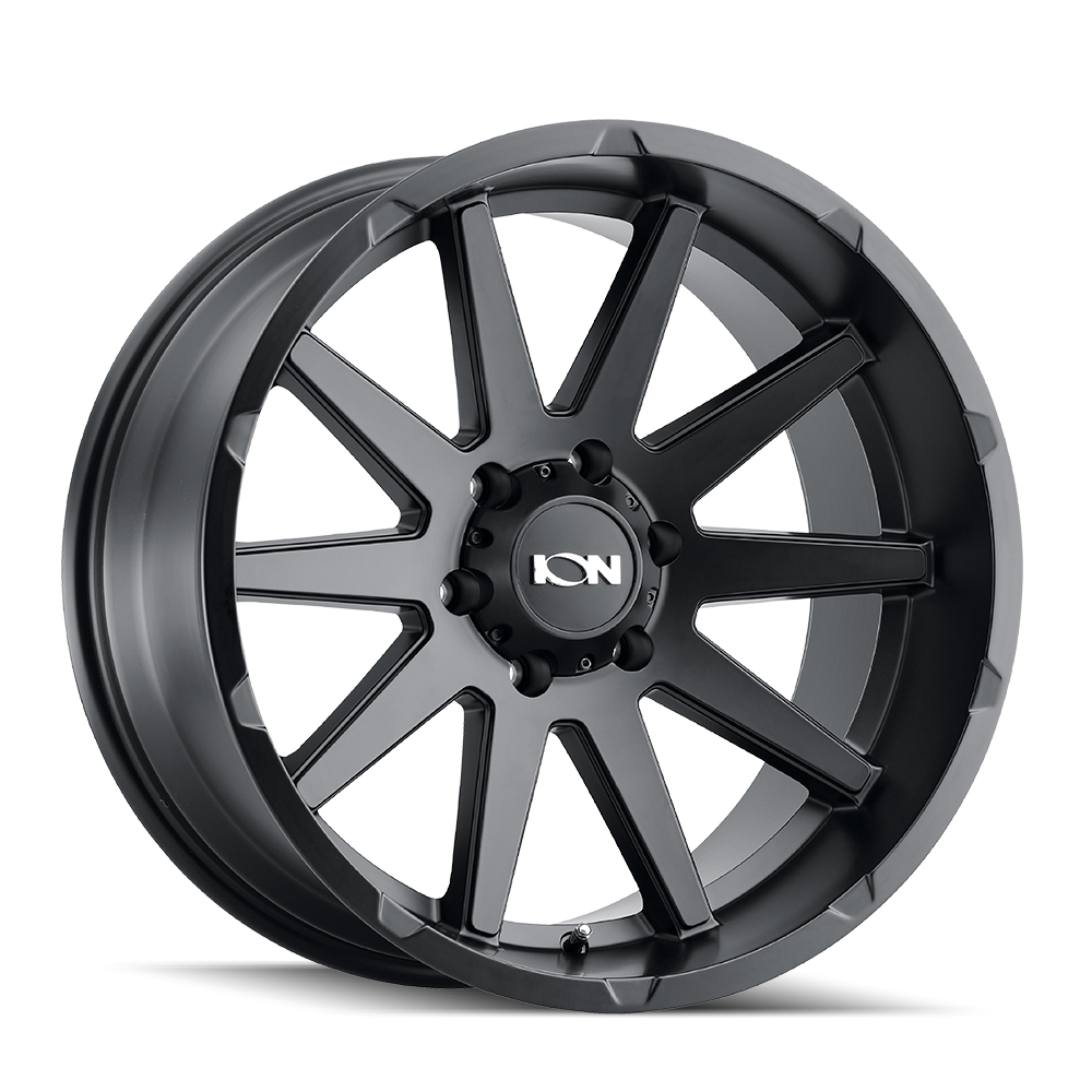 ION TYPE 143 MATTE BLACK 17X9 6-139.7 -12MM 106MM-Offroad Scout