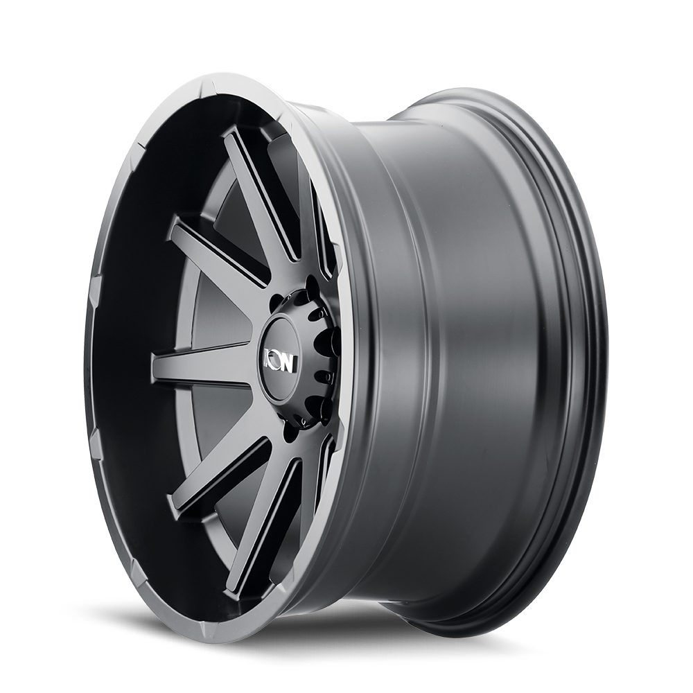 ION TYPE 143 MATTE BLACK 17X9 8-170 18MM 125.2MM-Offroad Scout