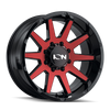 ION TYPE 143 GLOSS BLACK/RED MACHINED 20X9 8-170 18MM 125.2MM-Offroad Scout