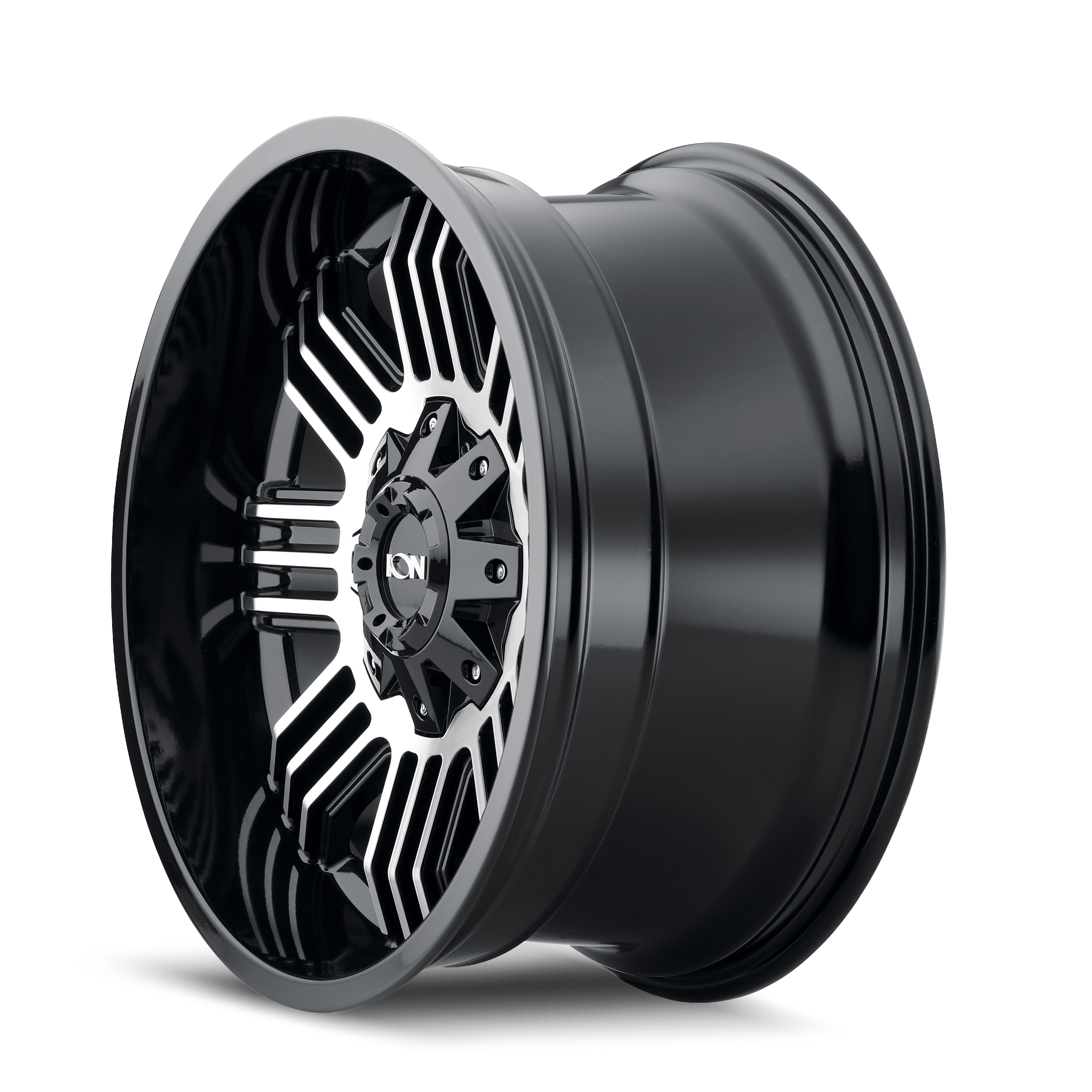 ION TYPE 144 BLACK/MACHINED 20X9 6-135/6-139.7 18MM 106MM-Offroad Scout