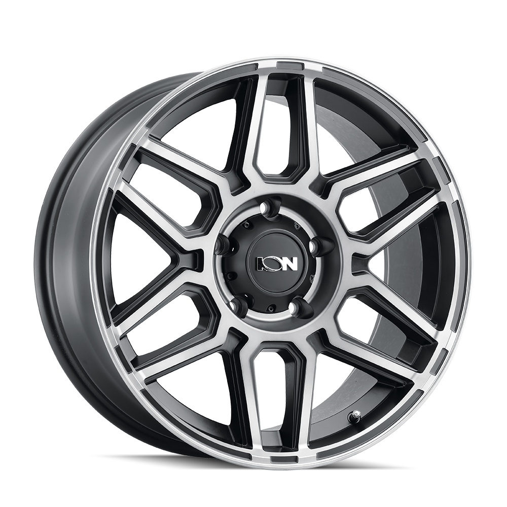 ION TYPE 146 MATTE BLACK W/MACHINED DART TINT 17X9 6-135 0MM 87.1MM-Offroad Scout