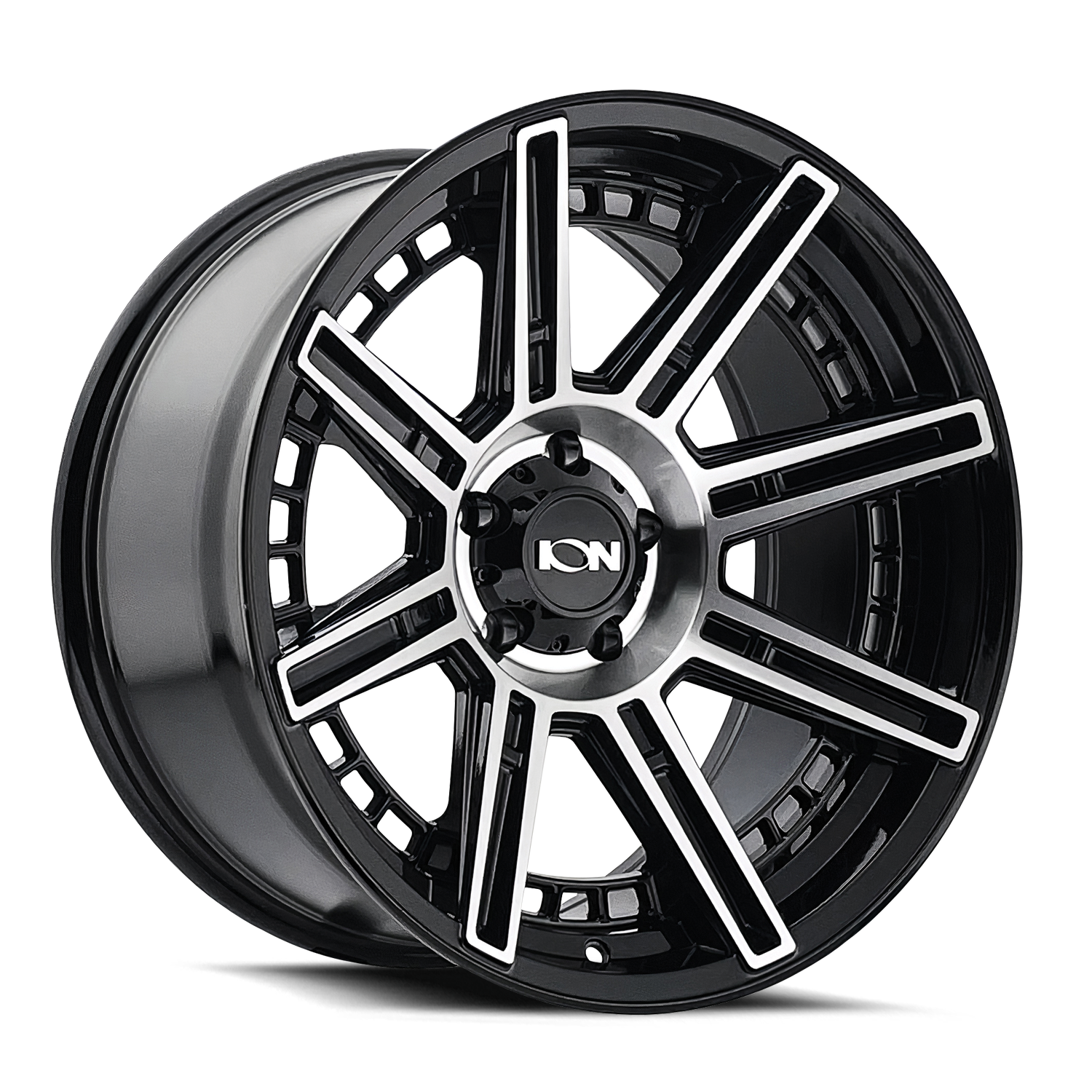 ION TYPE 149 BLACK MACHINED 20X9 6-135 -12MM 87.1MM-Offroad Scout