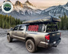 Overland Vehicle Systems Discovery Rack with Side Cargo Plates, w/ Front Cargo Tray System Kit Mid Size Truck Short Bed Application-Offroad Scout