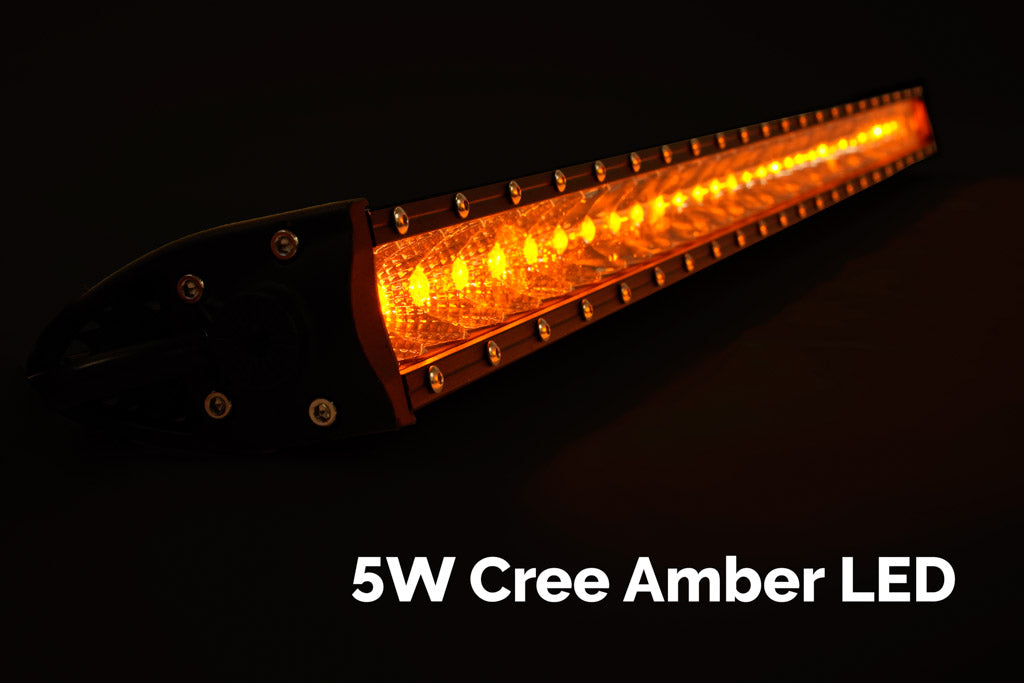 42" Slim Single Row LED Bar (Amber)-Offroad Scout