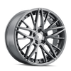 TOUREN TR92 3292 GLOSS GRAPHITE/MACHINED FACE 20X9 5-114.3 35MM 72.6MM-Offroad Scout