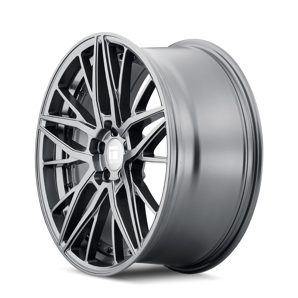 TOUREN TR92 3292 GLOSS GRAPHITE/MACHINED FACE 22X10.5 5-112 32MM 66.56MM-Offroad Scout