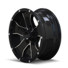 Load image into Gallery viewer, TRAILER WHEELS TYPE 14 BLACK/MACHINED FACE 15X6 6-139.7 0MM 108MM-Offroad Scout