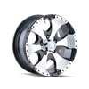 Load image into Gallery viewer, ION TRAILERWHEELS 136 BLACK/MACHINED LIP 14X6 5-114.3 0MM 83.82MM-Offroad Scout